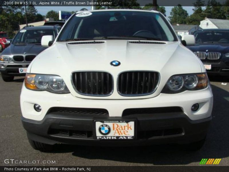 Alpine White / Truffle Brown Dakota Leather 2006 BMW X5 3.0i