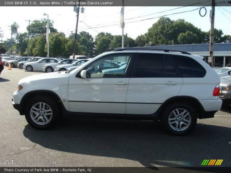 Alpine White / Truffle Brown Dakota Leather 2006 BMW X5 3.0i