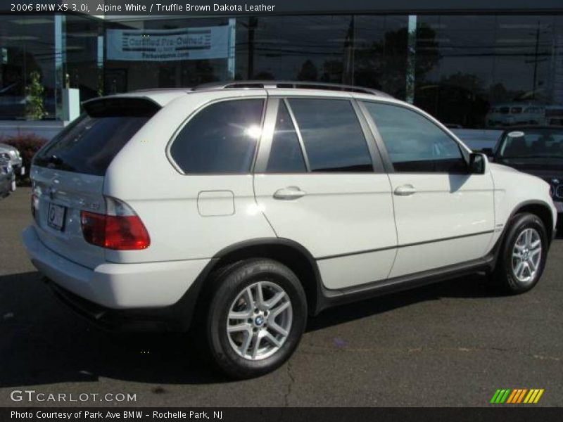 Alpine White / Truffle Brown Dakota Leather 2006 BMW X5 3.0i