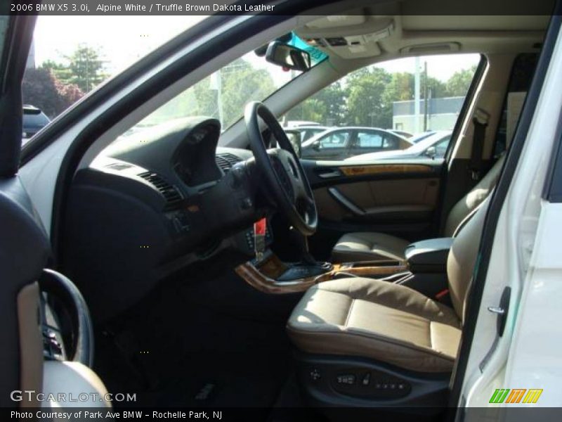 Alpine White / Truffle Brown Dakota Leather 2006 BMW X5 3.0i