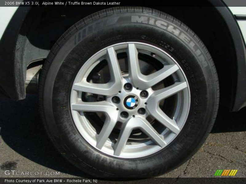Alpine White / Truffle Brown Dakota Leather 2006 BMW X5 3.0i