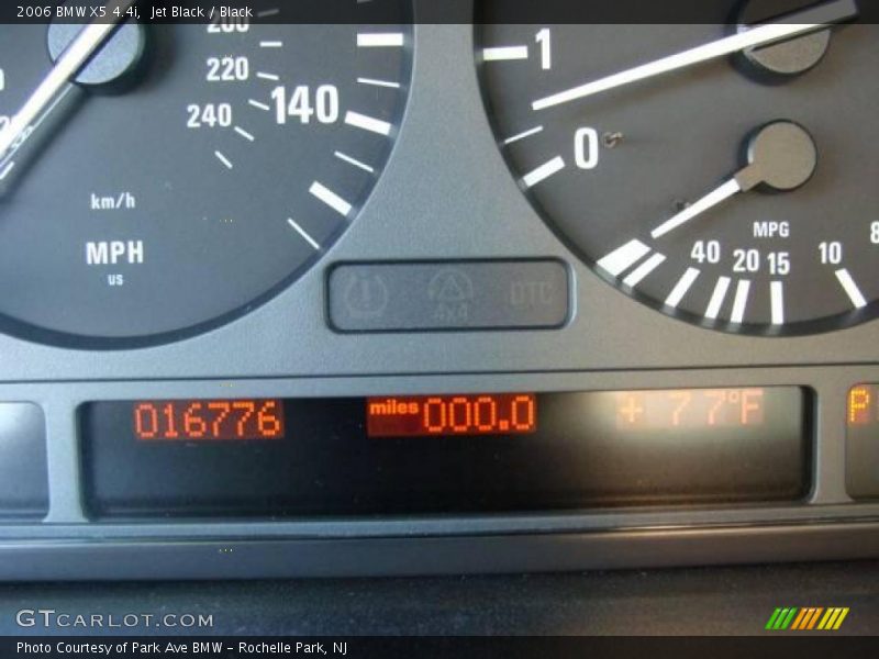 Jet Black / Black 2006 BMW X5 4.4i