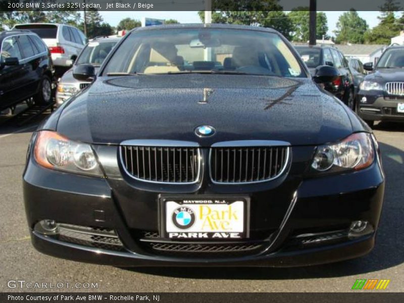 Jet Black / Beige 2006 BMW 3 Series 325i Sedan