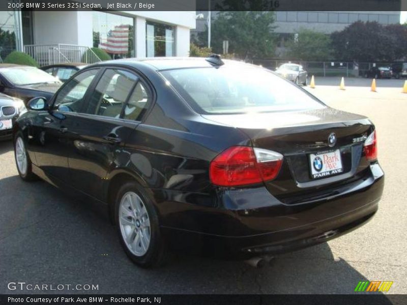 Jet Black / Beige 2006 BMW 3 Series 325i Sedan