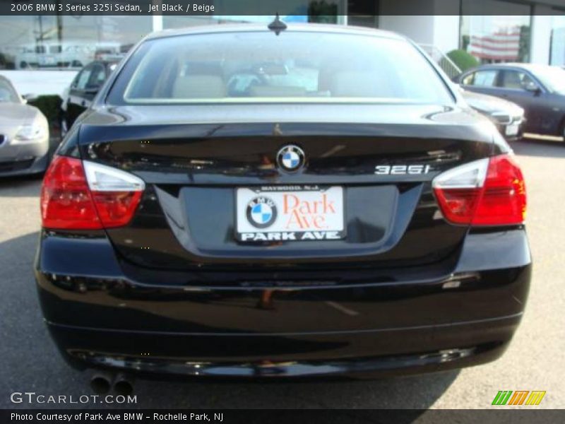 Jet Black / Beige 2006 BMW 3 Series 325i Sedan