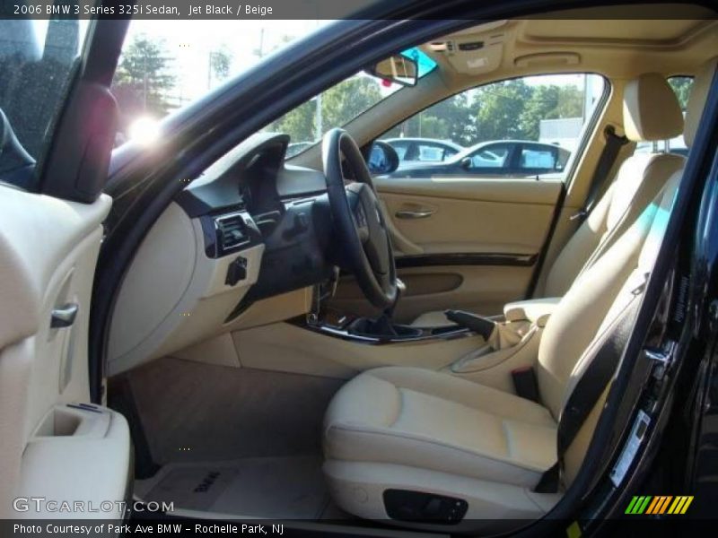 Jet Black / Beige 2006 BMW 3 Series 325i Sedan