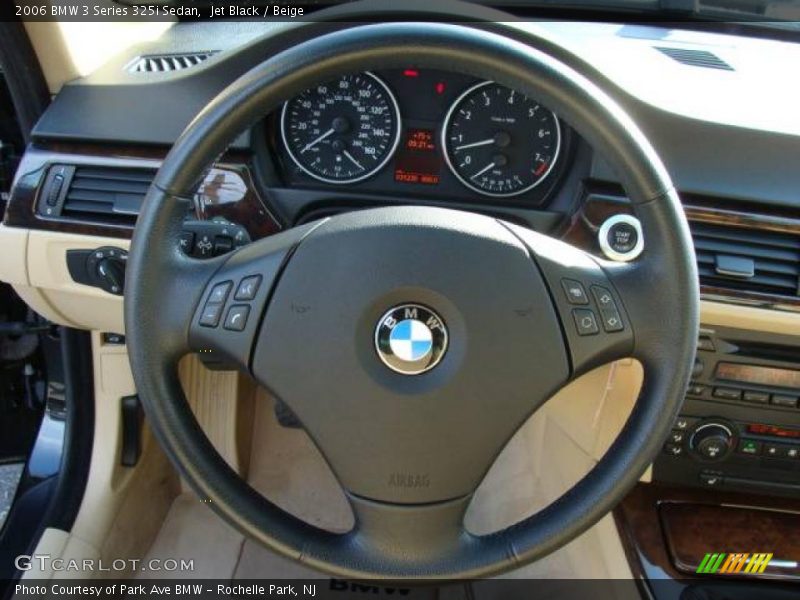Jet Black / Beige 2006 BMW 3 Series 325i Sedan