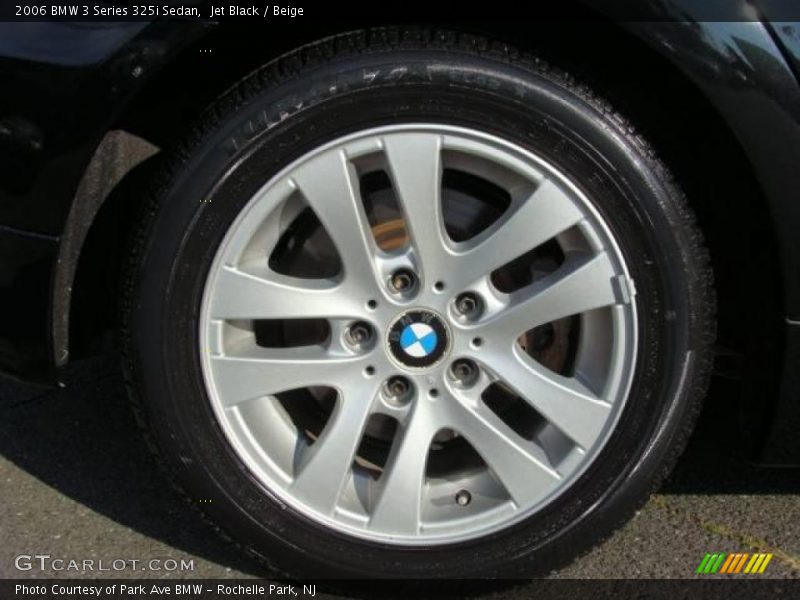 Jet Black / Beige 2006 BMW 3 Series 325i Sedan