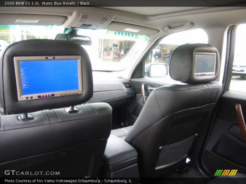 Mystic Blue Metallic / Black 2006 BMW X3 3.0i