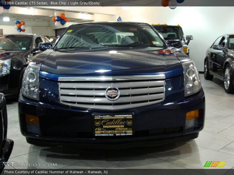 Blue Chip / Light Gray/Ebony 2004 Cadillac CTS Sedan