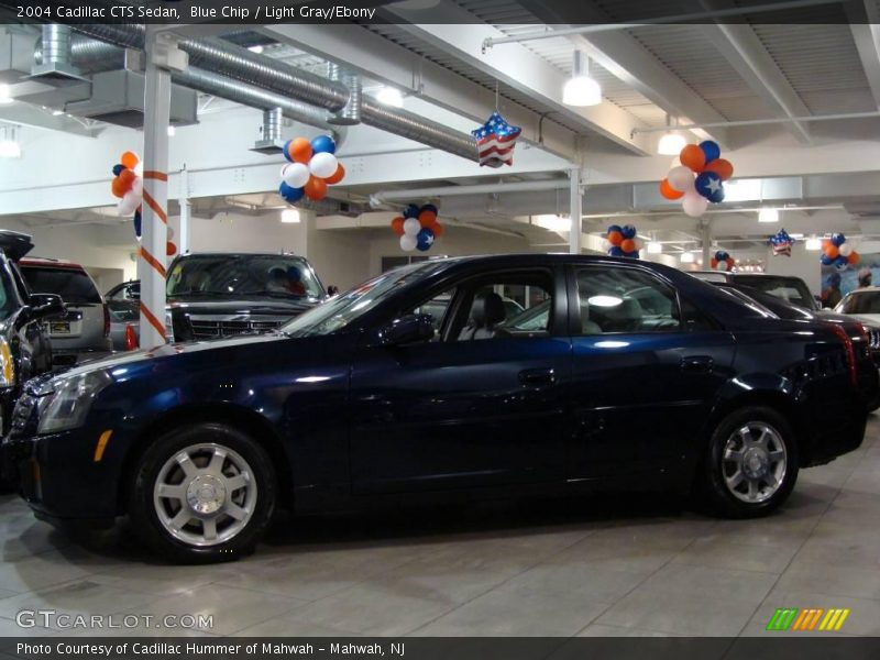 Blue Chip / Light Gray/Ebony 2004 Cadillac CTS Sedan