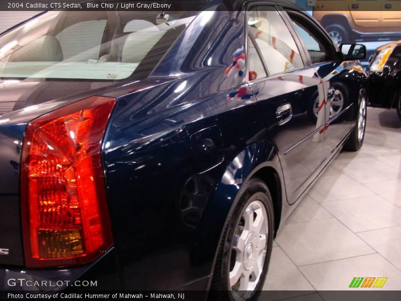 Blue Chip / Light Gray/Ebony 2004 Cadillac CTS Sedan
