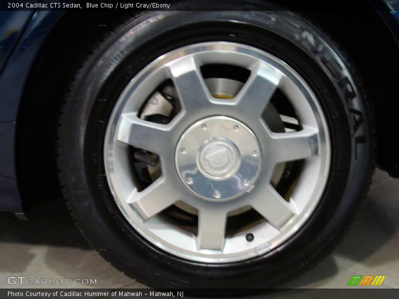 Blue Chip / Light Gray/Ebony 2004 Cadillac CTS Sedan