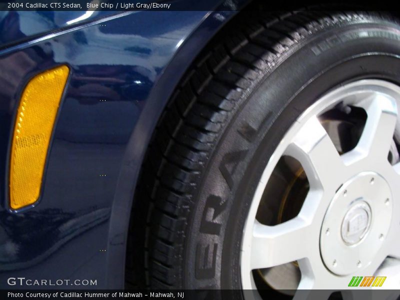 Blue Chip / Light Gray/Ebony 2004 Cadillac CTS Sedan