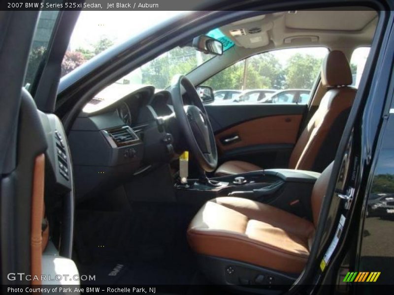 Jet Black / Auburn 2007 BMW 5 Series 525xi Sedan