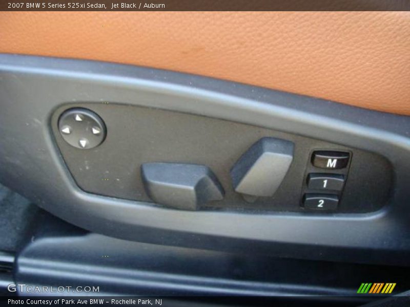Jet Black / Auburn 2007 BMW 5 Series 525xi Sedan