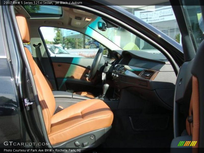 Jet Black / Auburn 2007 BMW 5 Series 525xi Sedan