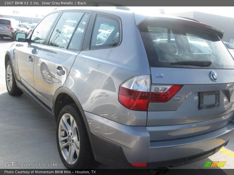 Silver Grey Metallic / Black 2007 BMW X3 3.0si