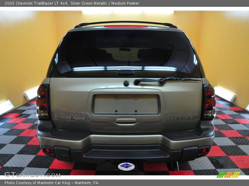 Silver Green Metallic / Medium Pewter 2003 Chevrolet TrailBlazer LT 4x4