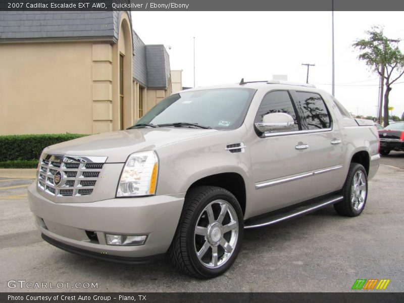 Quicksilver / Ebony/Ebony 2007 Cadillac Escalade EXT AWD