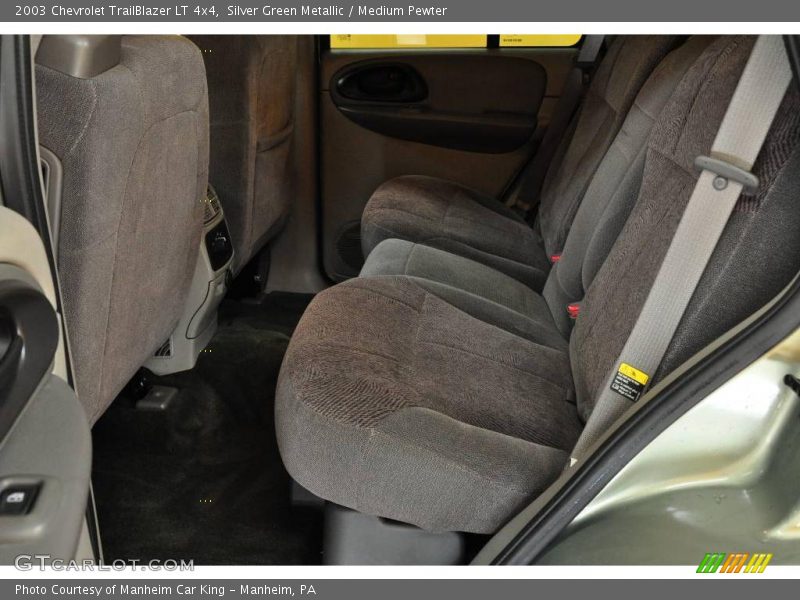 Silver Green Metallic / Medium Pewter 2003 Chevrolet TrailBlazer LT 4x4