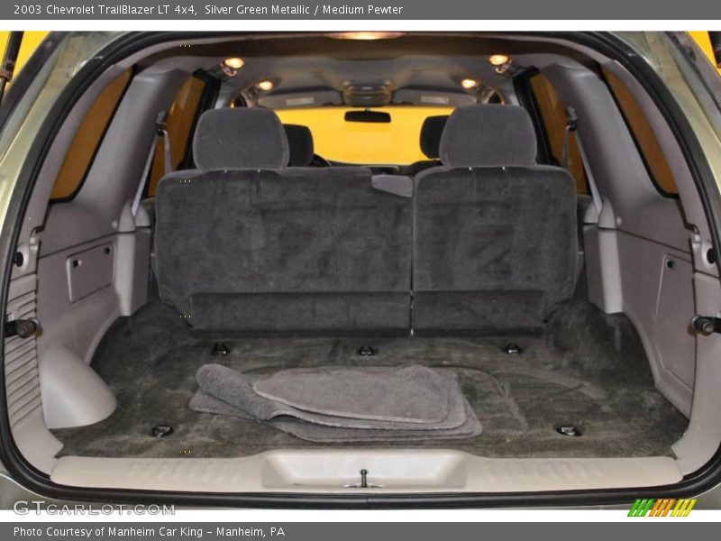 Silver Green Metallic / Medium Pewter 2003 Chevrolet TrailBlazer LT 4x4