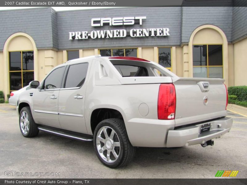 Quicksilver / Ebony/Ebony 2007 Cadillac Escalade EXT AWD