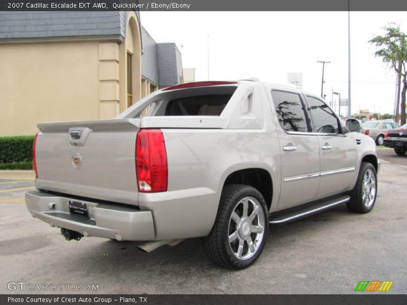 Quicksilver / Ebony/Ebony 2007 Cadillac Escalade EXT AWD