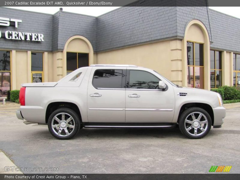 Quicksilver / Ebony/Ebony 2007 Cadillac Escalade EXT AWD