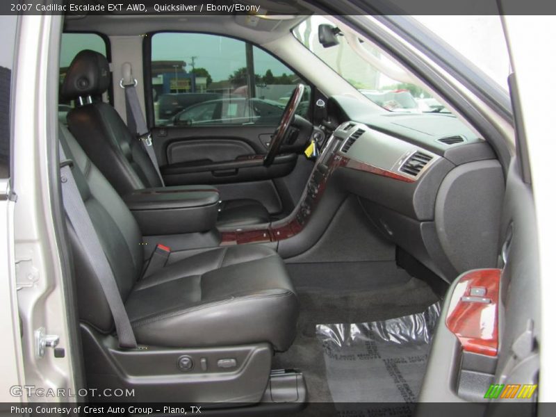 Quicksilver / Ebony/Ebony 2007 Cadillac Escalade EXT AWD