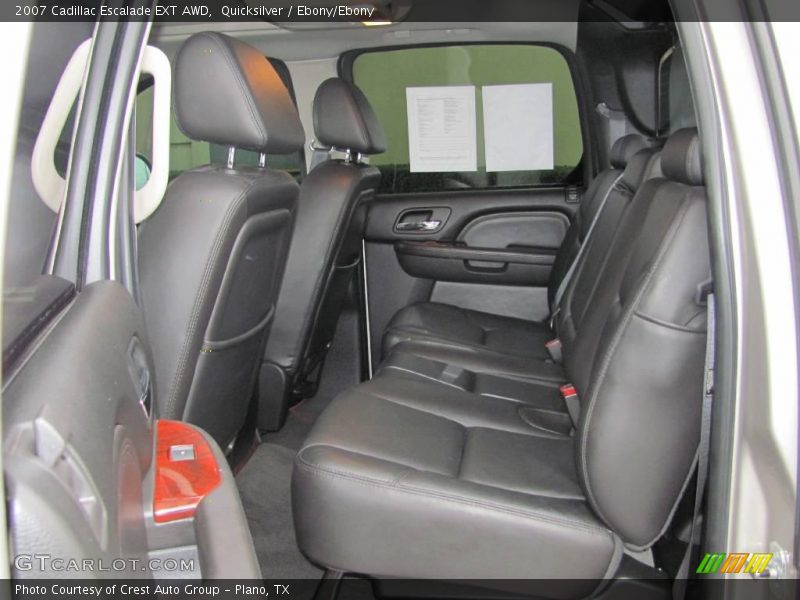 Quicksilver / Ebony/Ebony 2007 Cadillac Escalade EXT AWD