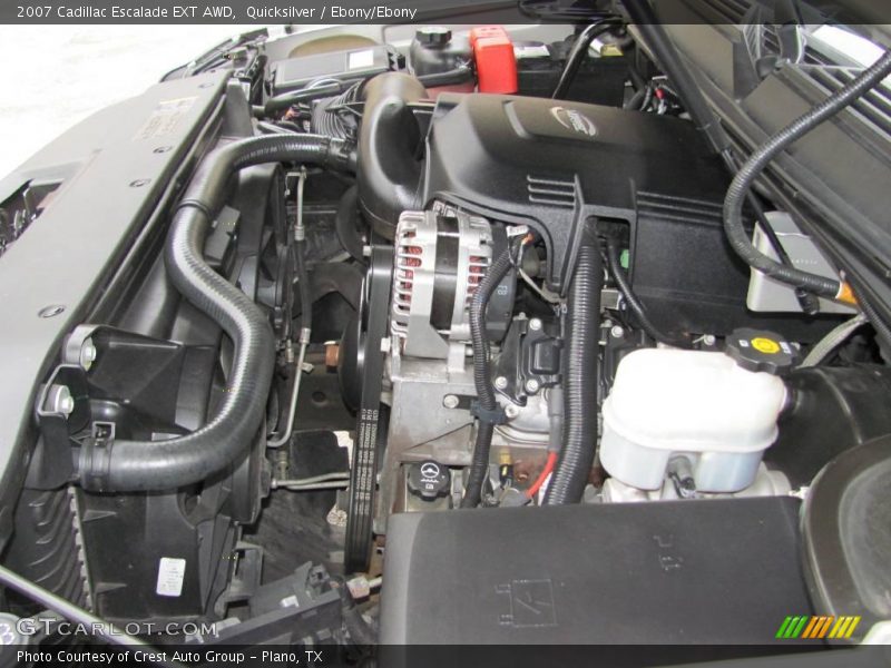 Quicksilver / Ebony/Ebony 2007 Cadillac Escalade EXT AWD