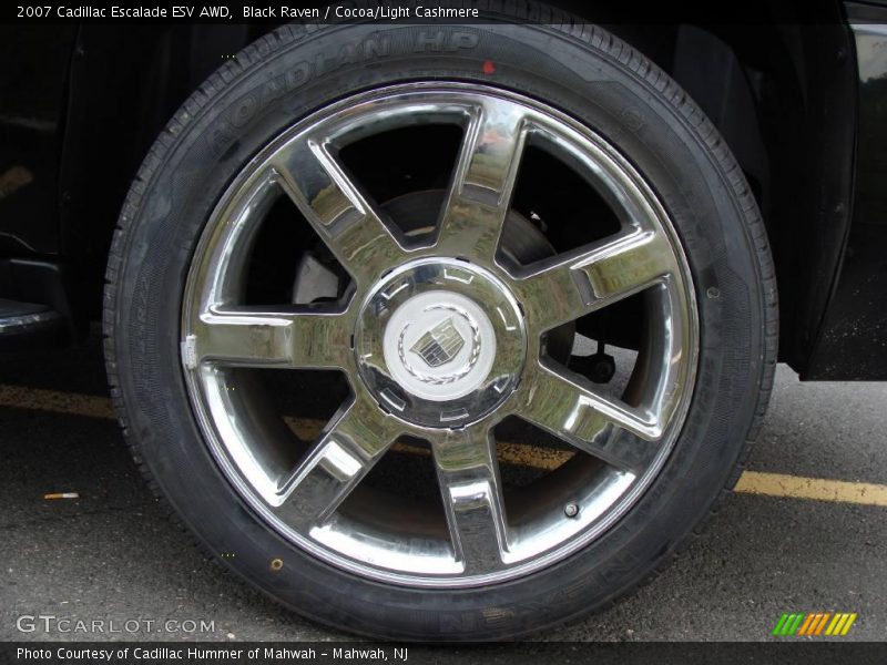 Black Raven / Cocoa/Light Cashmere 2007 Cadillac Escalade ESV AWD