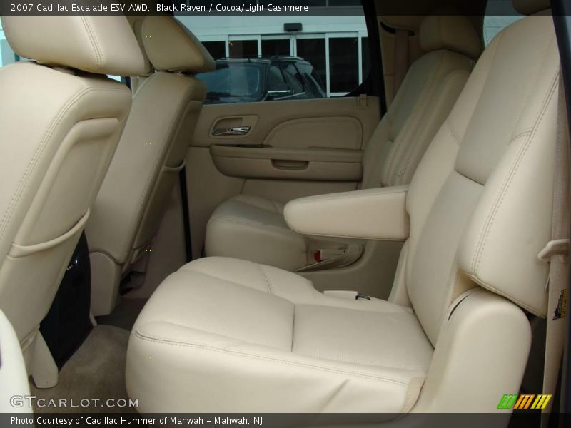 Black Raven / Cocoa/Light Cashmere 2007 Cadillac Escalade ESV AWD