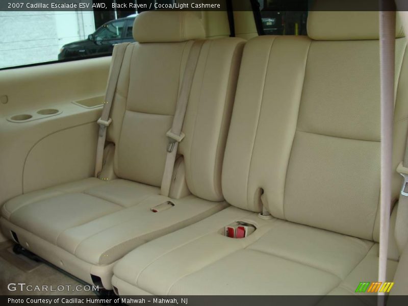 Black Raven / Cocoa/Light Cashmere 2007 Cadillac Escalade ESV AWD