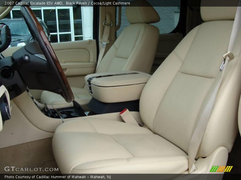 Black Raven / Cocoa/Light Cashmere 2007 Cadillac Escalade ESV AWD