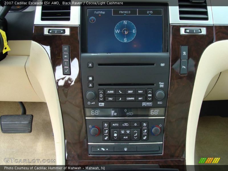 Black Raven / Cocoa/Light Cashmere 2007 Cadillac Escalade ESV AWD