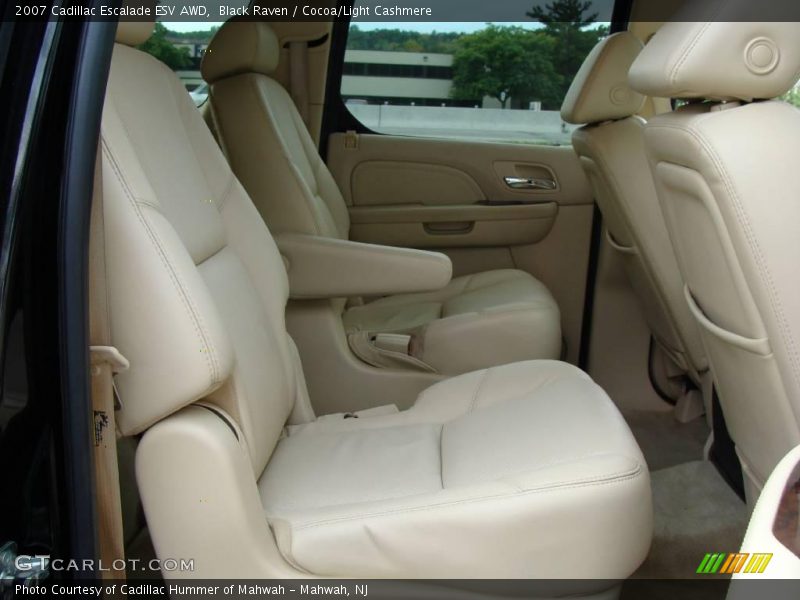 Black Raven / Cocoa/Light Cashmere 2007 Cadillac Escalade ESV AWD