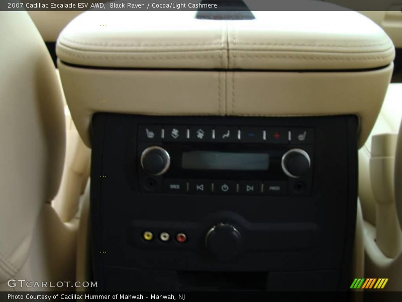 Black Raven / Cocoa/Light Cashmere 2007 Cadillac Escalade ESV AWD
