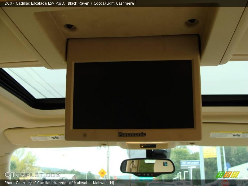 Black Raven / Cocoa/Light Cashmere 2007 Cadillac Escalade ESV AWD