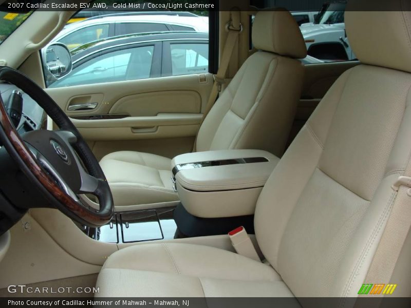 Gold Mist / Cocoa/Light Cashmere 2007 Cadillac Escalade ESV AWD