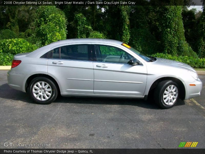 Bright Silver Metallic / Dark Slate Gray/Light Slate Gray 2008 Chrysler Sebring LX Sedan