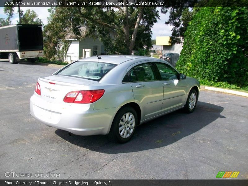 Bright Silver Metallic / Dark Slate Gray/Light Slate Gray 2008 Chrysler Sebring LX Sedan