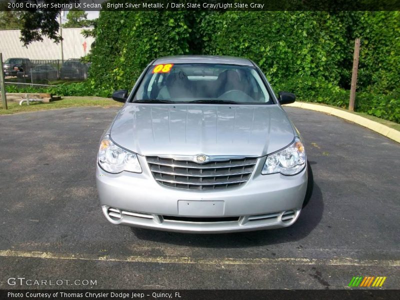 Bright Silver Metallic / Dark Slate Gray/Light Slate Gray 2008 Chrysler Sebring LX Sedan