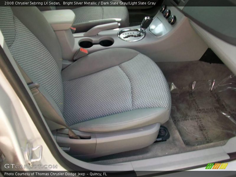 Bright Silver Metallic / Dark Slate Gray/Light Slate Gray 2008 Chrysler Sebring LX Sedan