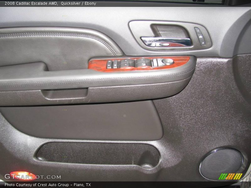 Quicksilver / Ebony 2008 Cadillac Escalade AWD