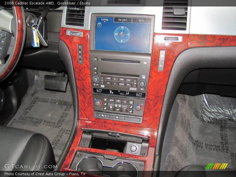Quicksilver / Ebony 2008 Cadillac Escalade AWD