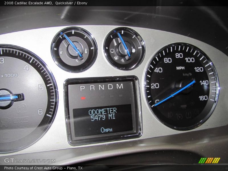 Quicksilver / Ebony 2008 Cadillac Escalade AWD