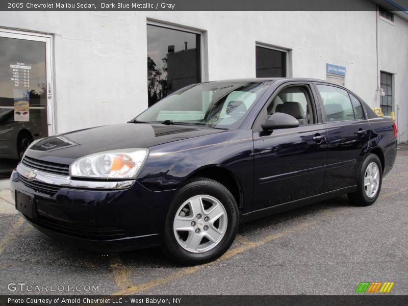 Dark Blue Metallic / Gray 2005 Chevrolet Malibu Sedan