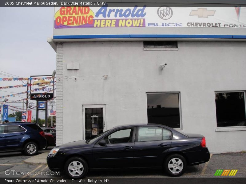 Dark Blue Metallic / Gray 2005 Chevrolet Malibu Sedan